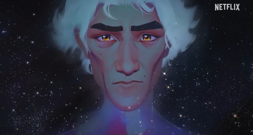 A still from the "The Line" music video featuring Viktor